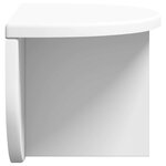 vidaXL Étagère Murale 2 Pièces Blanc 38 x 19 x 19 cm Bois d'ingénierie