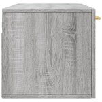 vidaXL Armoire murale sonoma gris 100x36 5x35 cm bois d'ingénierie