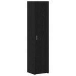vidaXL Meuble Haut Chêne Noir 40x42 5x185 cm Bois d'ingénierie