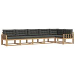 vidaXL Ensemble de canapés d'extérieur 4 pc Blanc et anthracite