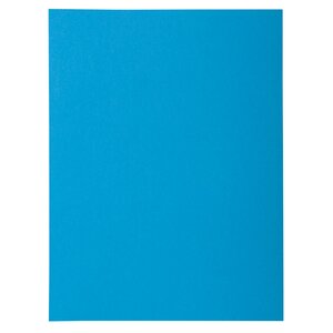 Paquet De 50 Chemises 1 Rabat Rock''s 210 - 24x32cm - Bleu - X 5 - Exacompta