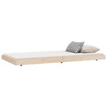 vidaXL Cadre de lit sans matelas 100x200 cm bois massif de pin