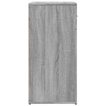 vidaXL Buffets 2 Pièces sonoma gris 79x38x80 cm bois d'ingénierie