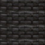 vidaXL Ensemble de canapé de jardin avec coussin 2 Pièces Noir