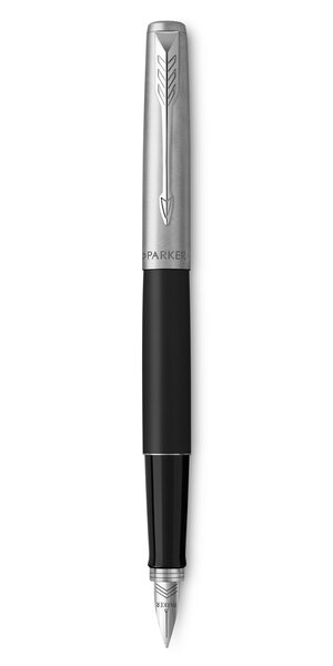 PARKER Jotter Stylo plume  noir Bond Street  plume moyenne  encre bleue  Coffret cadeau