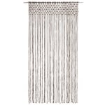 vidaXL Rideau en macramé Taupe 140x240 cm Coton