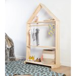 Childhome support de rangement décoratif avec roues naturel