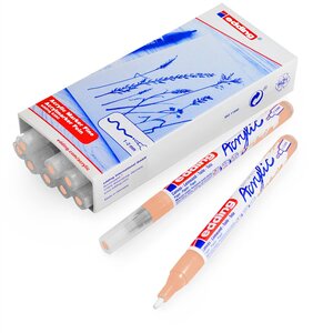 Marqueur acrylique fin 5300 beige chaud 1-2 mm x 10 EDDING