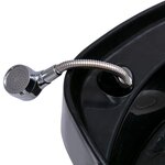 vidaXL Chaise de salon avec lavabo Noir 137x59x82 cm Similicuir