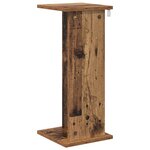 vidaXL Support de Plante 2 pc Bois ancien 25 x 25 5 x 60 5 cm
