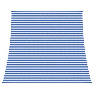 vidaXL Voile d'ombre 4 / 5 x 4 m HDPE Rectangulaire Bleu et Blanc