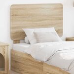 vidaXL Tête de lit Chêne Sonoma 90 cm Bois d'ingénierie