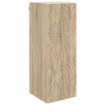 vidaXL Armoire Murale 33 x 34 5 x 90 cm Bois d'ingénierie Chêne Sonoma