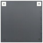 vidaXL Miroirs muraux 2 Pièces 50x50 cm Carré Verre