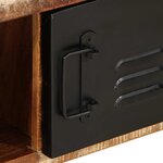 vidaXL Table basse multicolore 90x50x36 cm bois de récupération massif