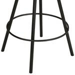 vidaXL Tabourets de bar lot de 4 cuir véritable