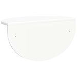 vidaXL Étagère Murale 2 Pièces Blanc 38 x 19 x 19 cm Bois d'ingénierie