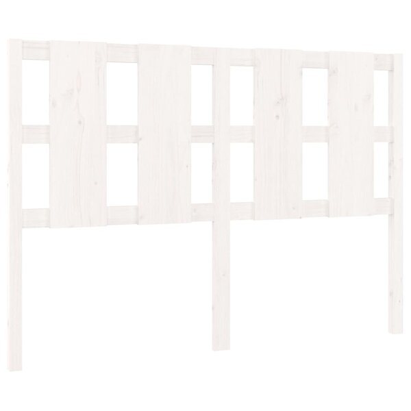vidaXL Tête de lit blanc 145 5x4x100 cm bois massif de pin