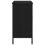 vidaXL Meuble de Lavabo de Salle de Bain Chêne noir 60 x 30 x 60 cm