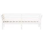 vidaXL Lit de jour sans matelas blanc 90x200 cm bois de pin massif