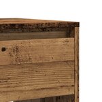 vidaXL Table console vieux bois 89x41x76 5 cm bois d'ingénierie