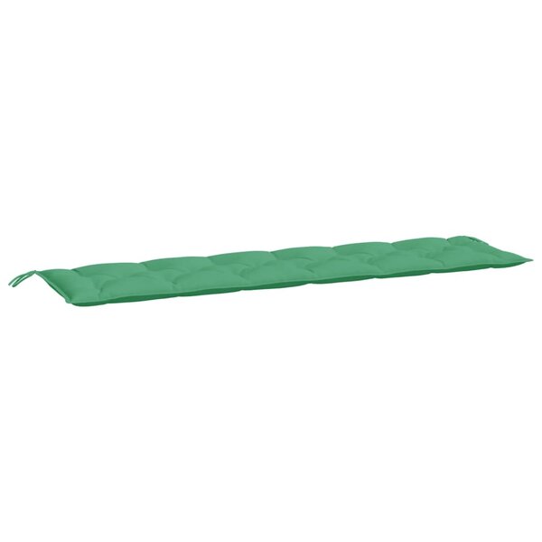 vidaXL Coussin de banc de jardin vert 200x50x7 cm tissu oxford