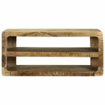vidaXL Meuble TV Marron 80 x 32 x 36 cm Bois de manguier massif