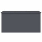 vidaXL Boîte de Rangement Extérieure Anthracite 100 x 50.5 x 50 cm