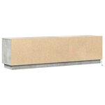 vidaXL Meuble TV Gris béton 180 x 38 x 49 cm Bois d'ingénierie