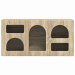 vidaXL Meuble TV Chêne Sonoma 80 x 35 x 40 cm Bois d'ingénierie