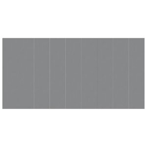 vidaXL Bâche de piscine gris clair 999x500 cm géotextile polyester