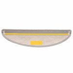 vidaXL Tapis d'escalier autocollants aspect sisal 15 Pièces 56x17x3 cm