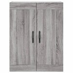 vidaXL Armoire murale sonoma gris 69 5x34x90 cm bois d'ingénierie