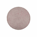 Tapis rond en laine texturé rose et beige - Ø 160 cm