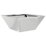 vidaXL Ensemble de Pots en Métal Acier galvanisé 35 x 35 x 15 cm