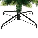 vidaXL Sapin de Noël artificiel à charnières avec support 180 cm