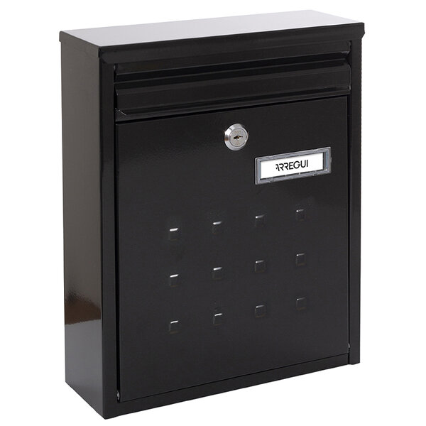 Boîte aux Lettres en Acier Dime V1324 Regroupable Fond Étroit Noir