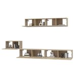 vidaXL Ensemble de meubles TV 5 Pièces Chêne sonoma Bois d'ingénierie
