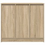 vidaXL Buffet chêne sonoma 85x34x76 cm bois d'ingénierie