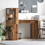 vidaXL Bureau Bois ancien 113 x 54 x 120 cm Bois d'ingénierie