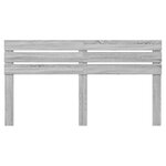 vidaXL Tête de lit Gris Sonoma 180 cm Bois d'ingénierie