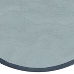 vidaXL Table de bistro Noir 40x46 cm Acier et verre