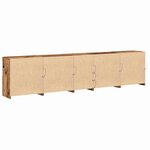 vidaXL Buffet Bois ancien 283 x 37 x 67 cm Bois d'ingénierie