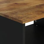 vidaXL Table basse 60x50x40 cm bois de manguier massif