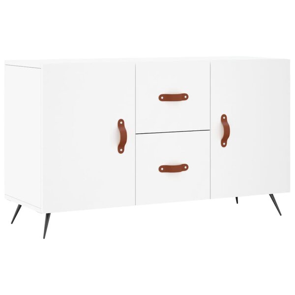 vidaXL Buffet blanc 100x36x60 cm bois d'ingénierie