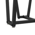vidaXL Ensemble de tables d'appoint 2 Pièces Chêne artisanal et noir