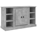 vidaXL Buffet Gris béton 100x35 5x60 cm Bois d'ingénierie