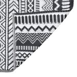 vidaXL Tapis d'extérieur Noir 80x150 cm PP