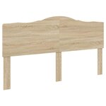 vidaXL Tête de lit Chêne Sonoma 200 cm Bois d'ingénierie