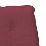 vidaXL Fauteuil relaxant Rouge bordeaux 69 x 74 x 93 cm tissu